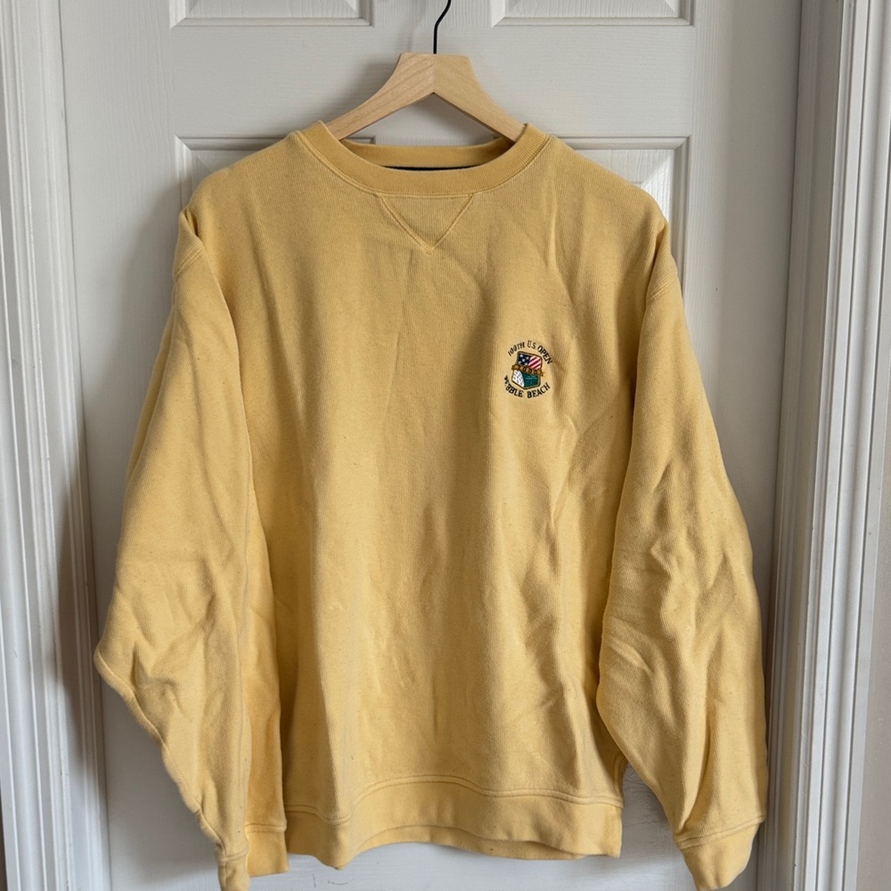 VINTAGE US OPEN PEBBLE BEACH Crewneck SIZE LARGE
